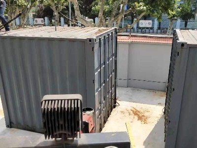 公安局發電設備集裝箱吊裝